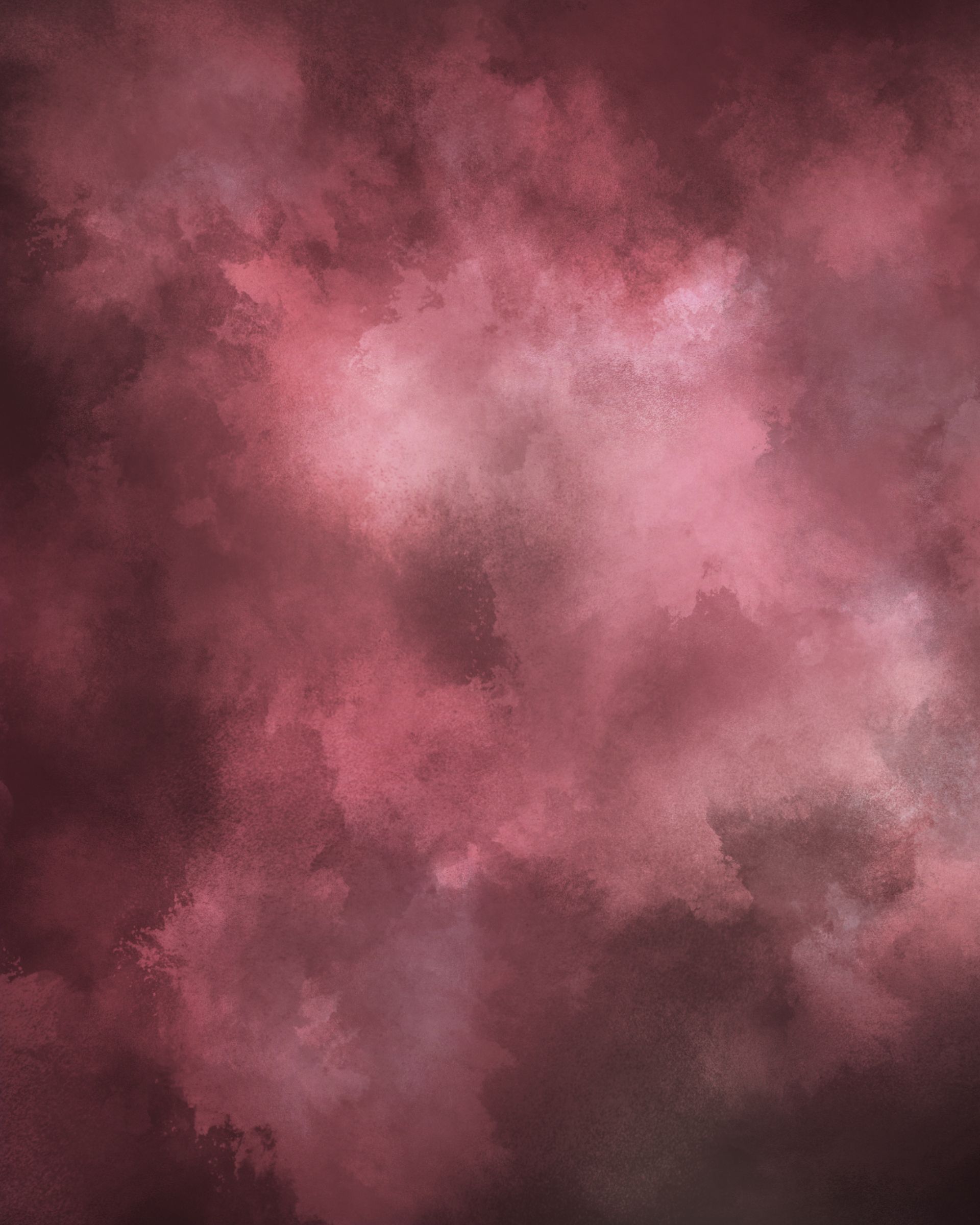 It looks like a cloudy sky with a lot of pink clouds.