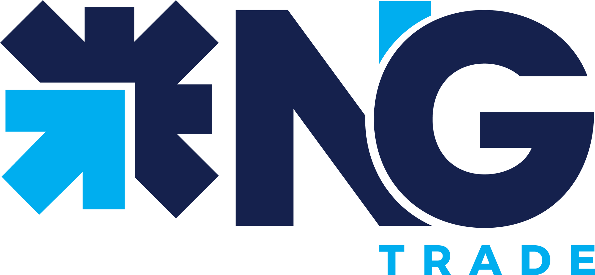 Daikin logo: A stylized blue and black 