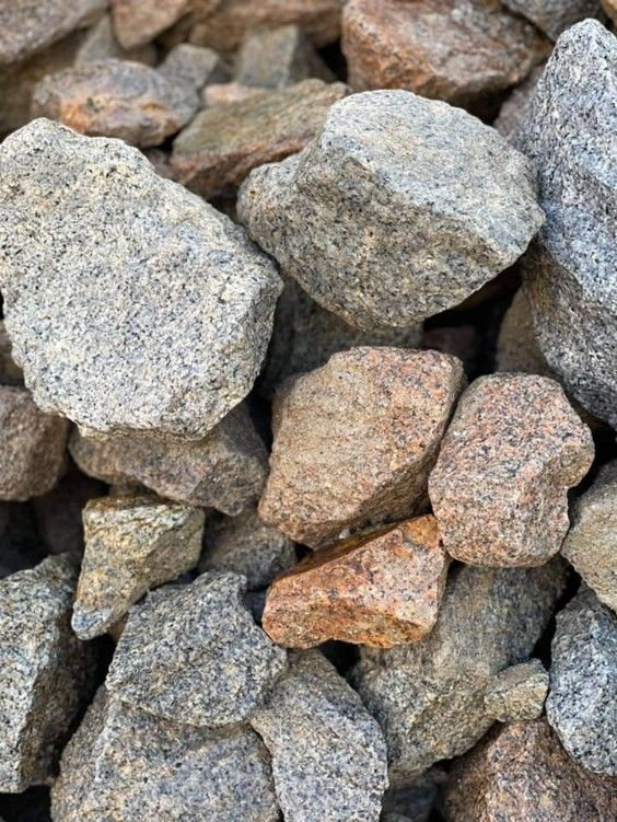 A Pile of Rocks is Sitting on Top of Each Other — Wodonga Sand & Soil in Wodonga, VIC