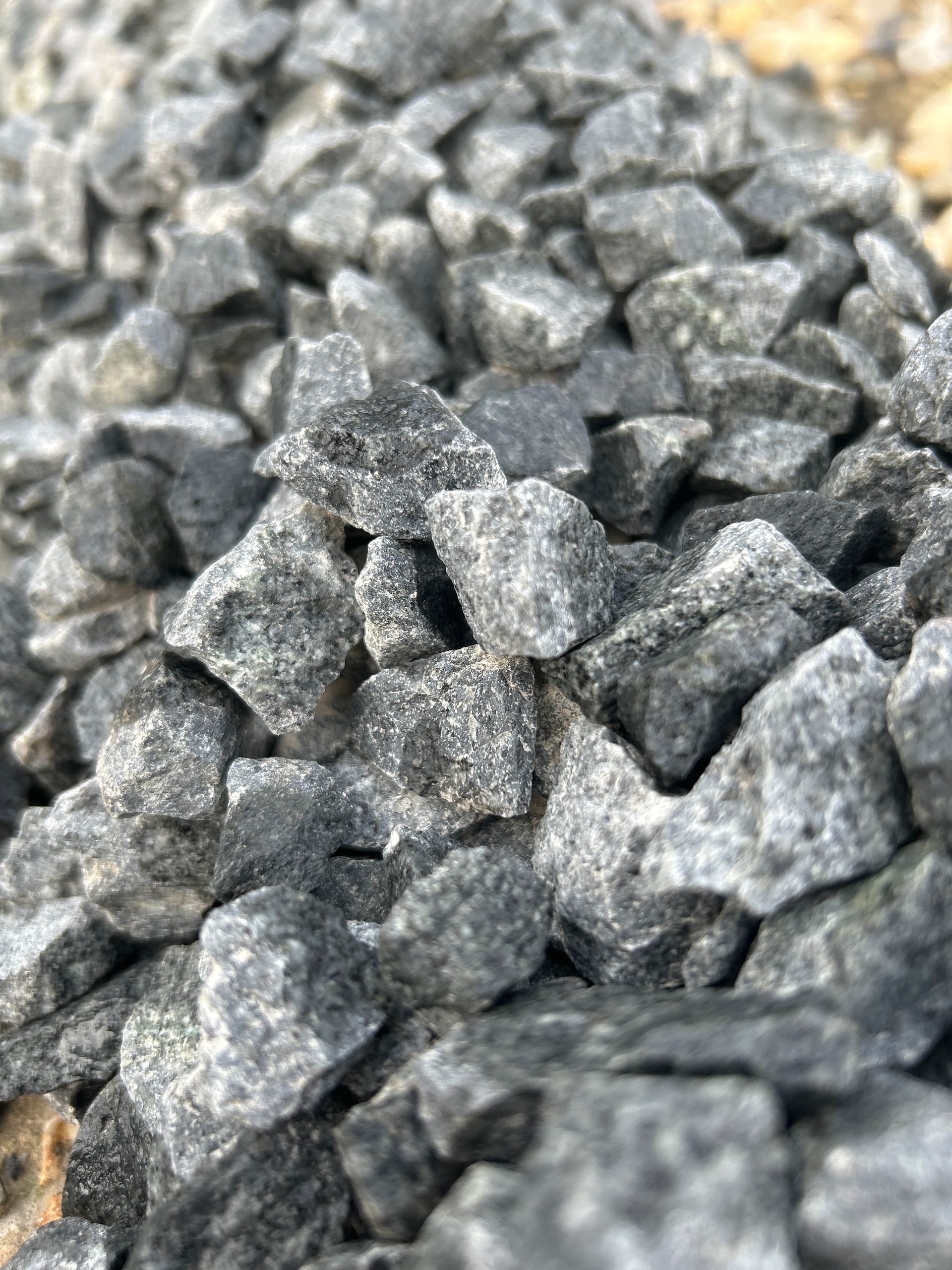 Close-up Of A Pile Of Gray, Angular Gravel Rocks — Wodonga Sand & Soil in Wodonga, VIC