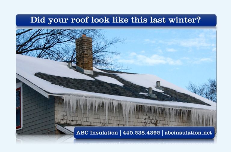 A picture of a roof with the words did your roof look like this last winter