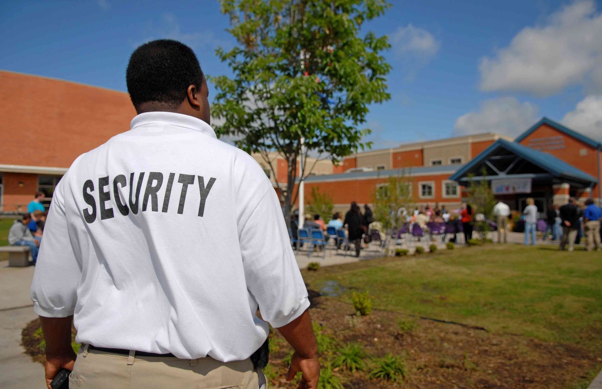 Security Guard Wearing A White Shirt — Marlboro, NY — Safety 360
