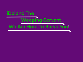 A purple background with the words 