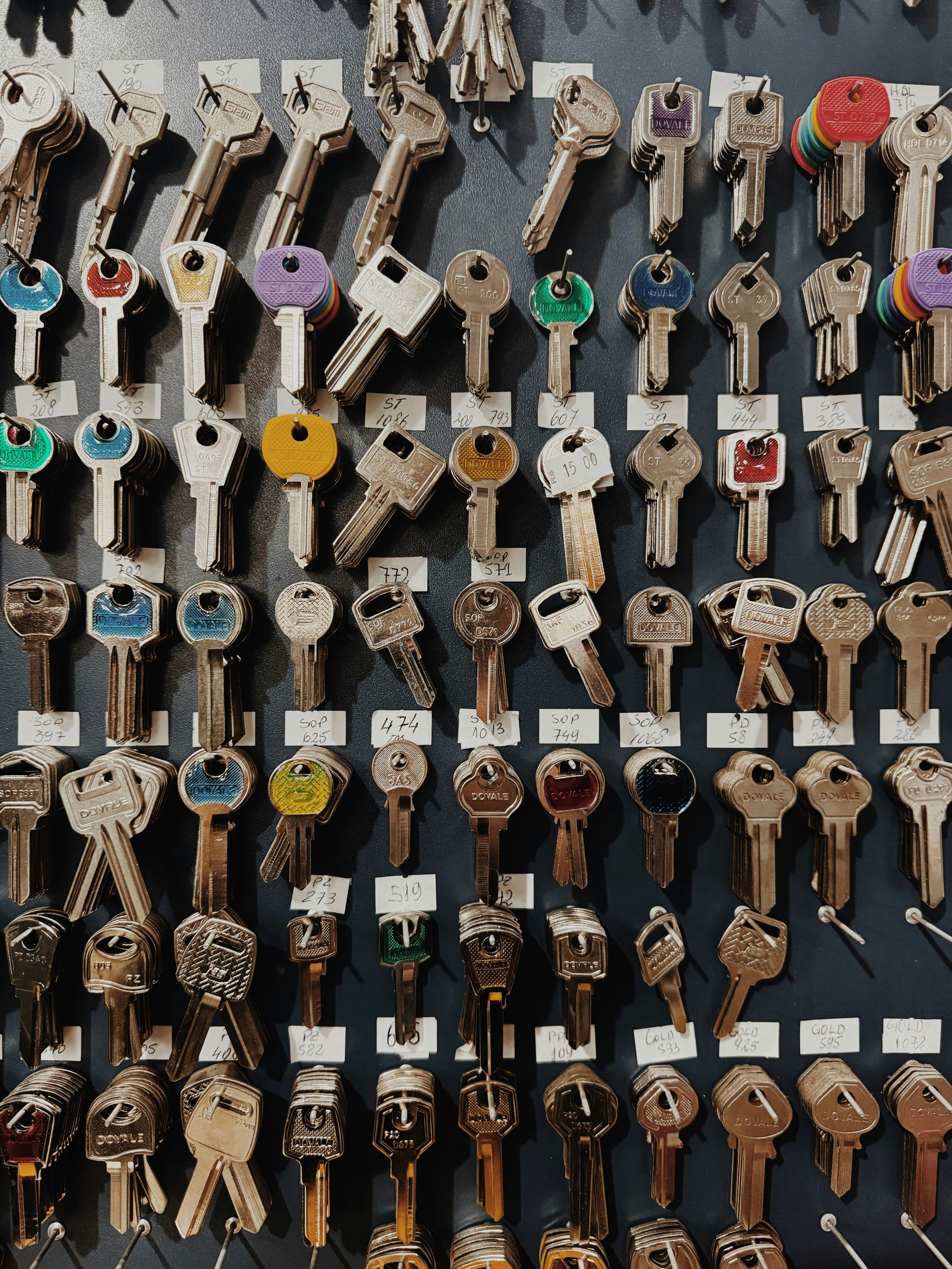 Wall of keys