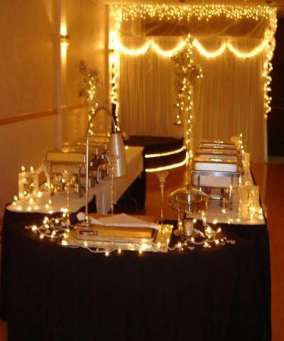 Catering Table Setup