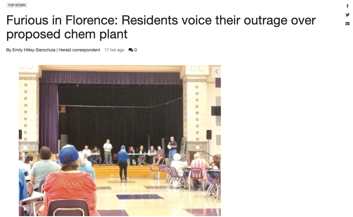 Killeen Daily Herald's Recent News Coverage: Furious in Florence: Residents voice their outrage over