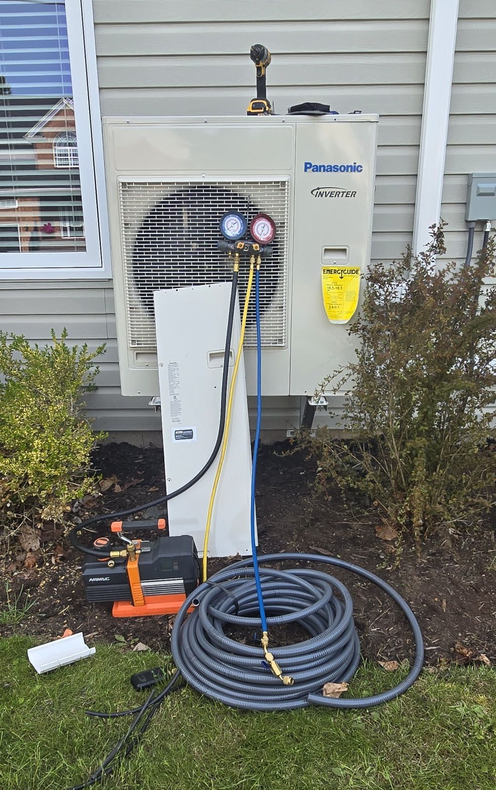 Panasonic Heat Pump - Installation in Progress