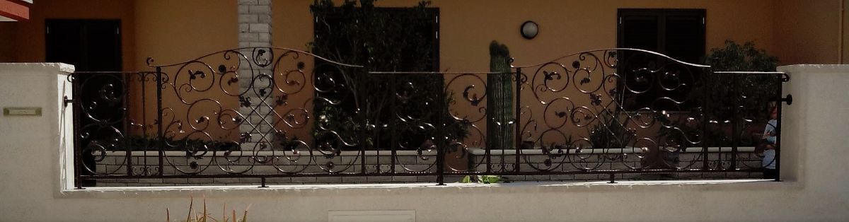 ringhiera in ferro battuto