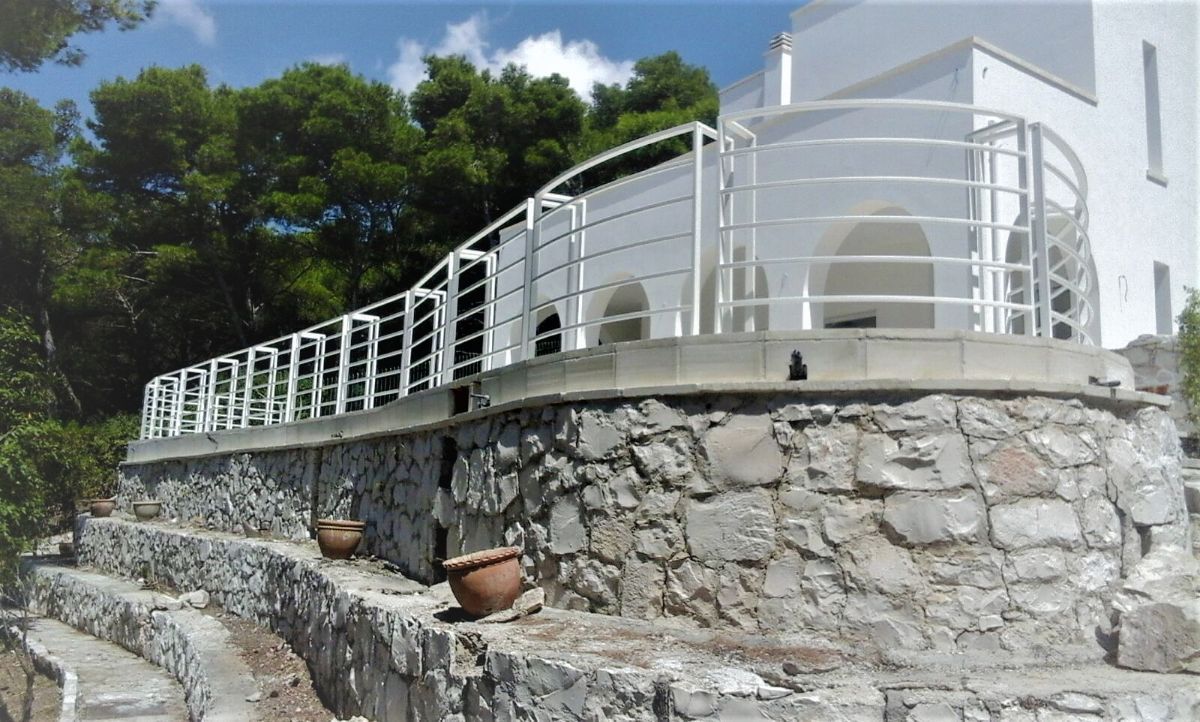 ringhiera in alluminio