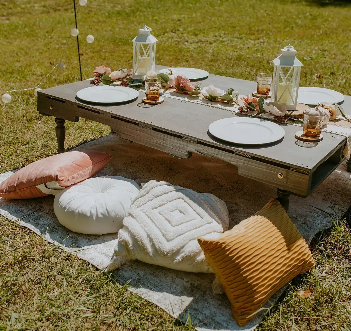 outside picnic table