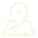 A map icon with a pin on it on a white background.