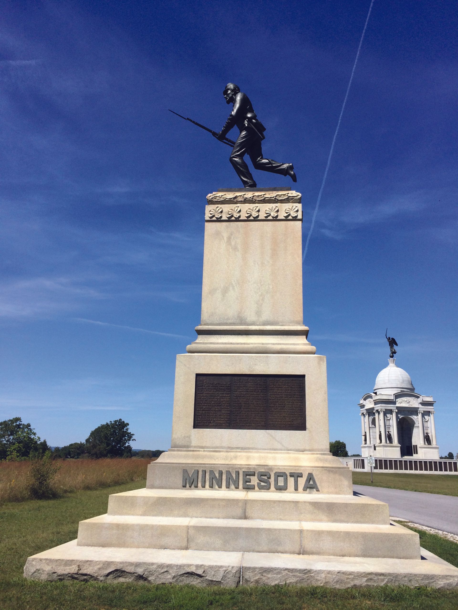 The 1st Minnesota Monument,Gettysburg (Author Photo)