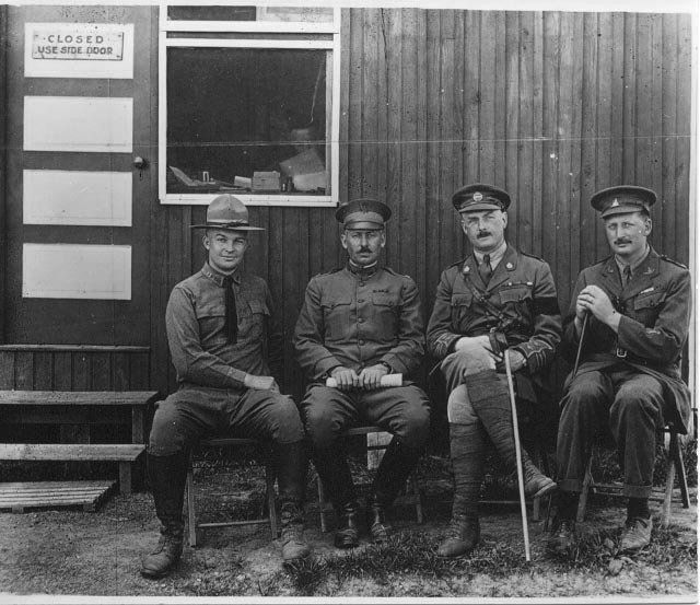C amp Colt 1918 C aption Ike (left) at Camp Colt, 1918 (Eisenhower National Historic Site)