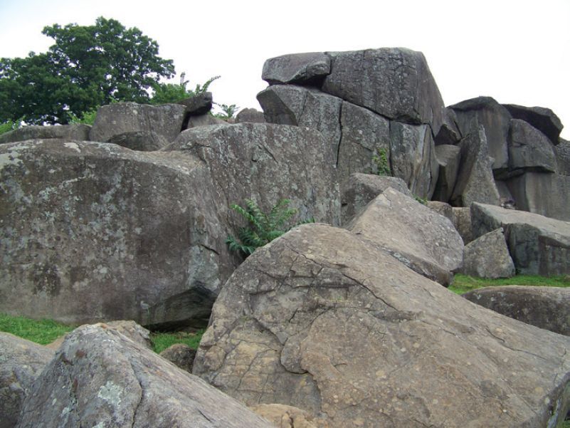 Devil's Den, where Ward's Brigade fought (Author photo)