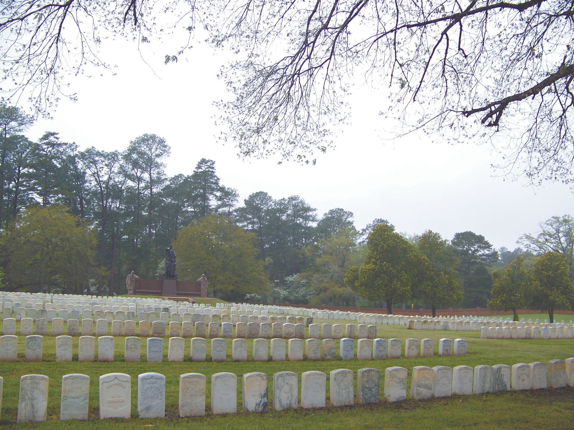 Union graves, Andersonville Prison
(Author photo)
