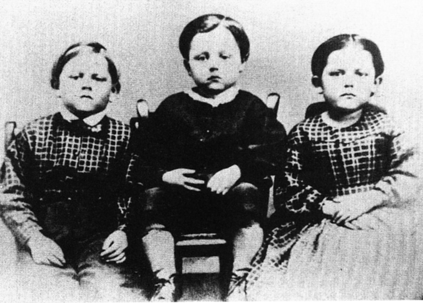 The photo of the Humiston children, found on their father at Gettysburg (National Park Service)