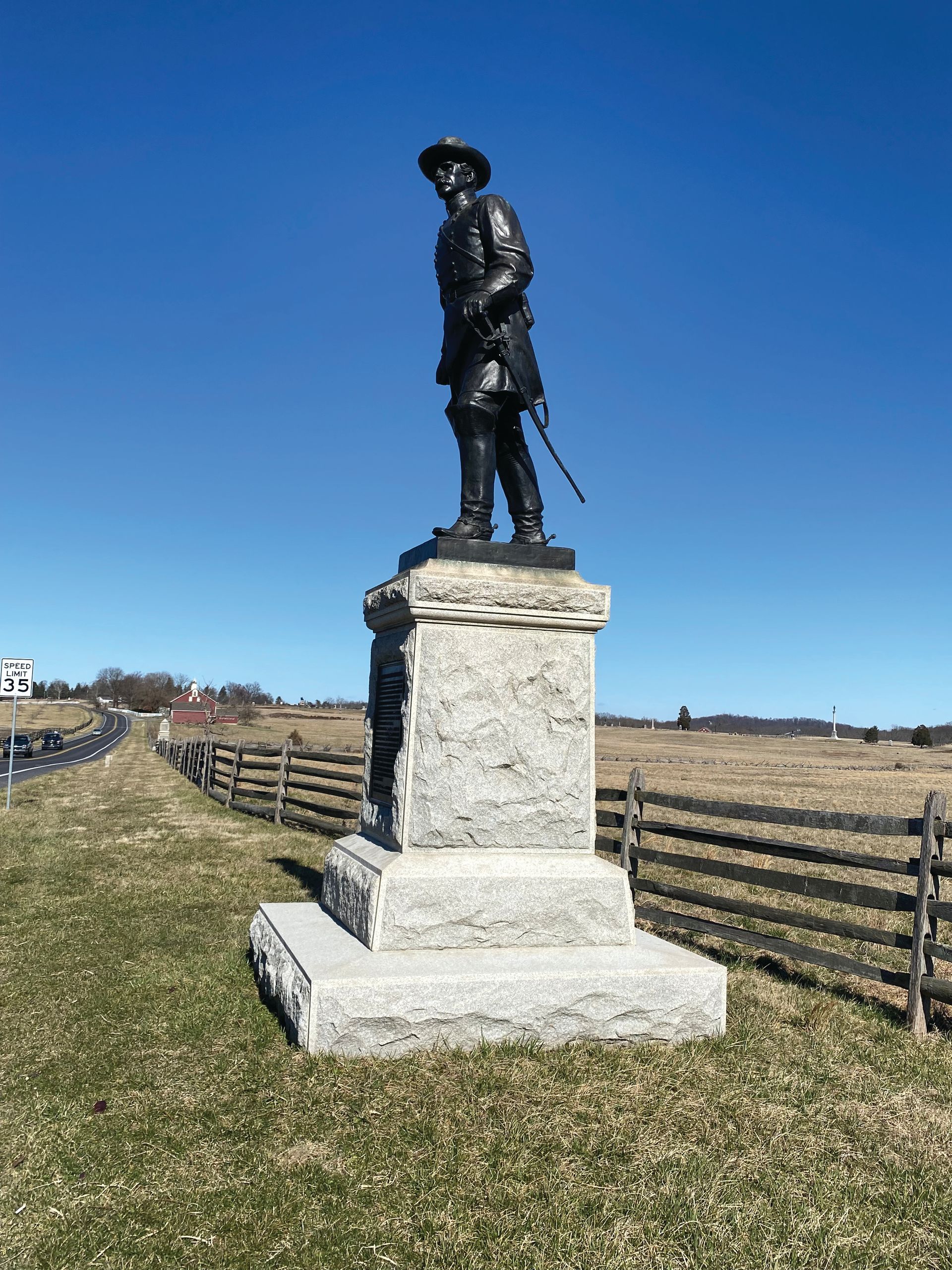 The General Humphreys portrait statue, Gettysburg (Author Photo)