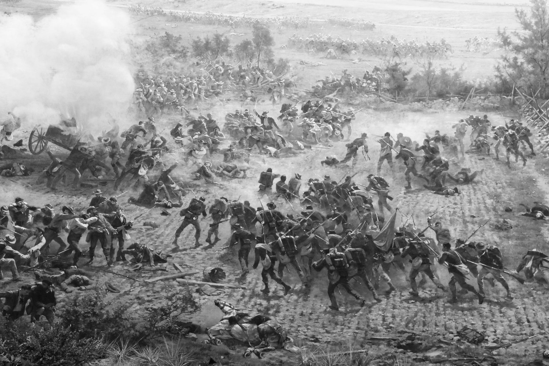 A scene from the Gettysburg Cyclorama (Author photo)