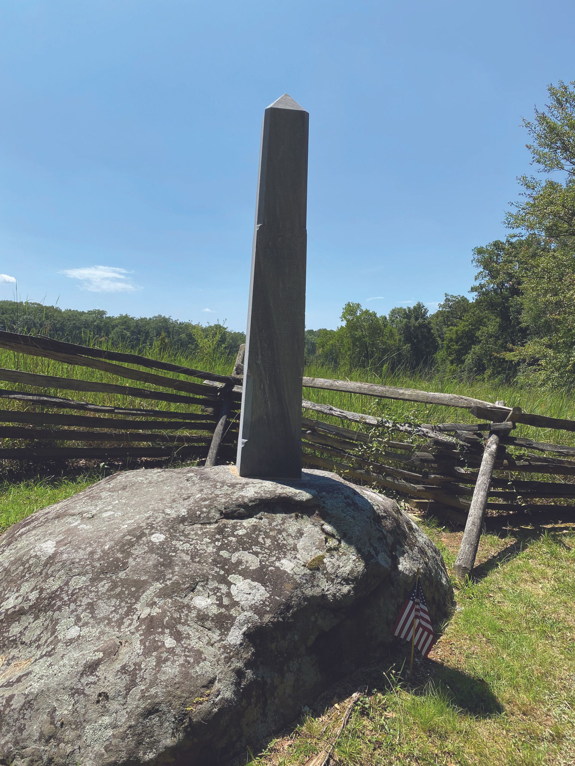 The Zook Memorial, Gettysburg (Author Photo)