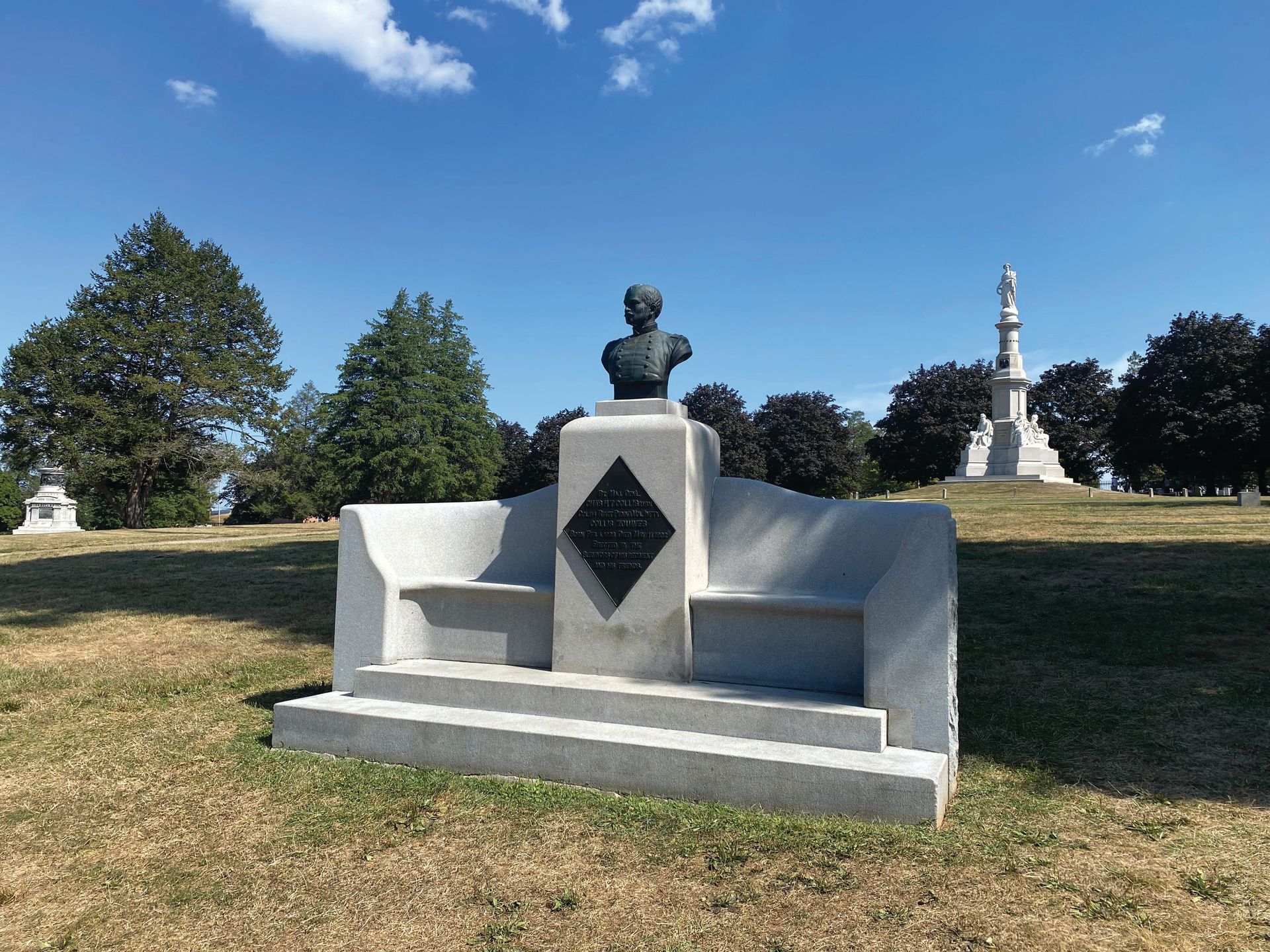The Collis grave, Soldiers National Cemetery
(Author photo)