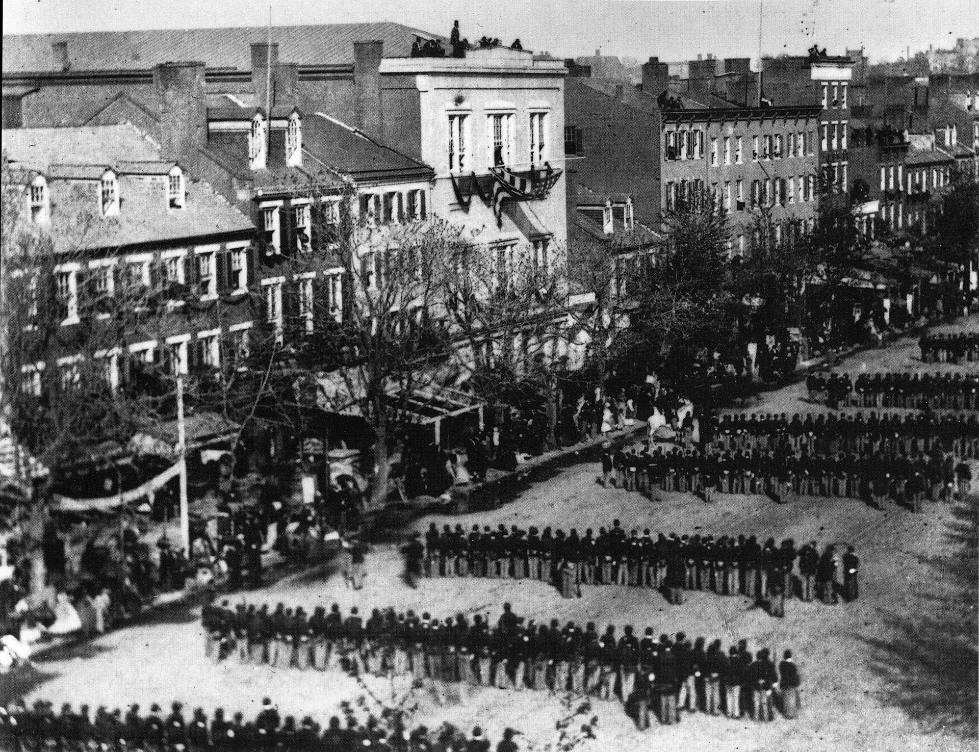 The Lincoln Funeral Procession, New York City  (National Archives)