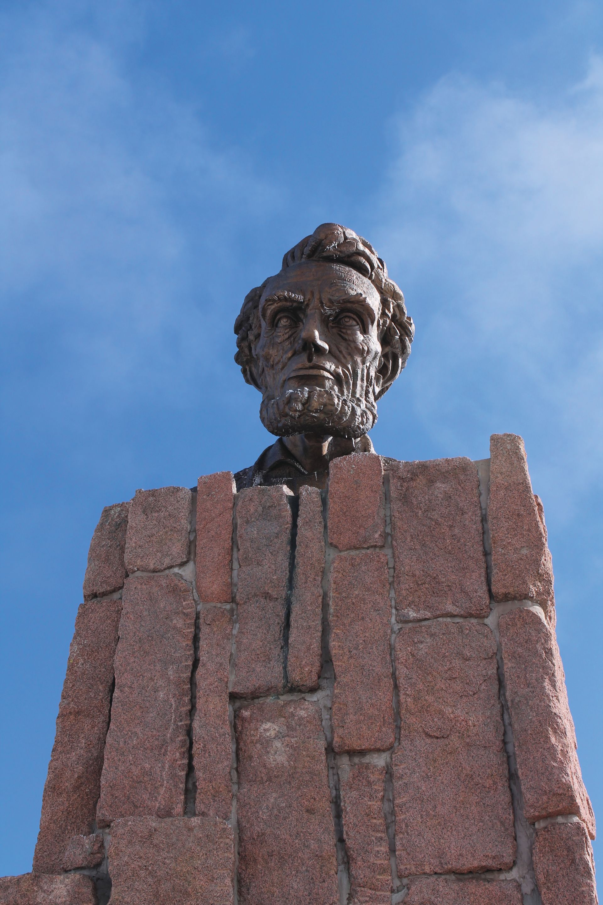 The Lincoln Monument,
Rt. 30 (Interstate 80) Wyoming
(Author Photo)