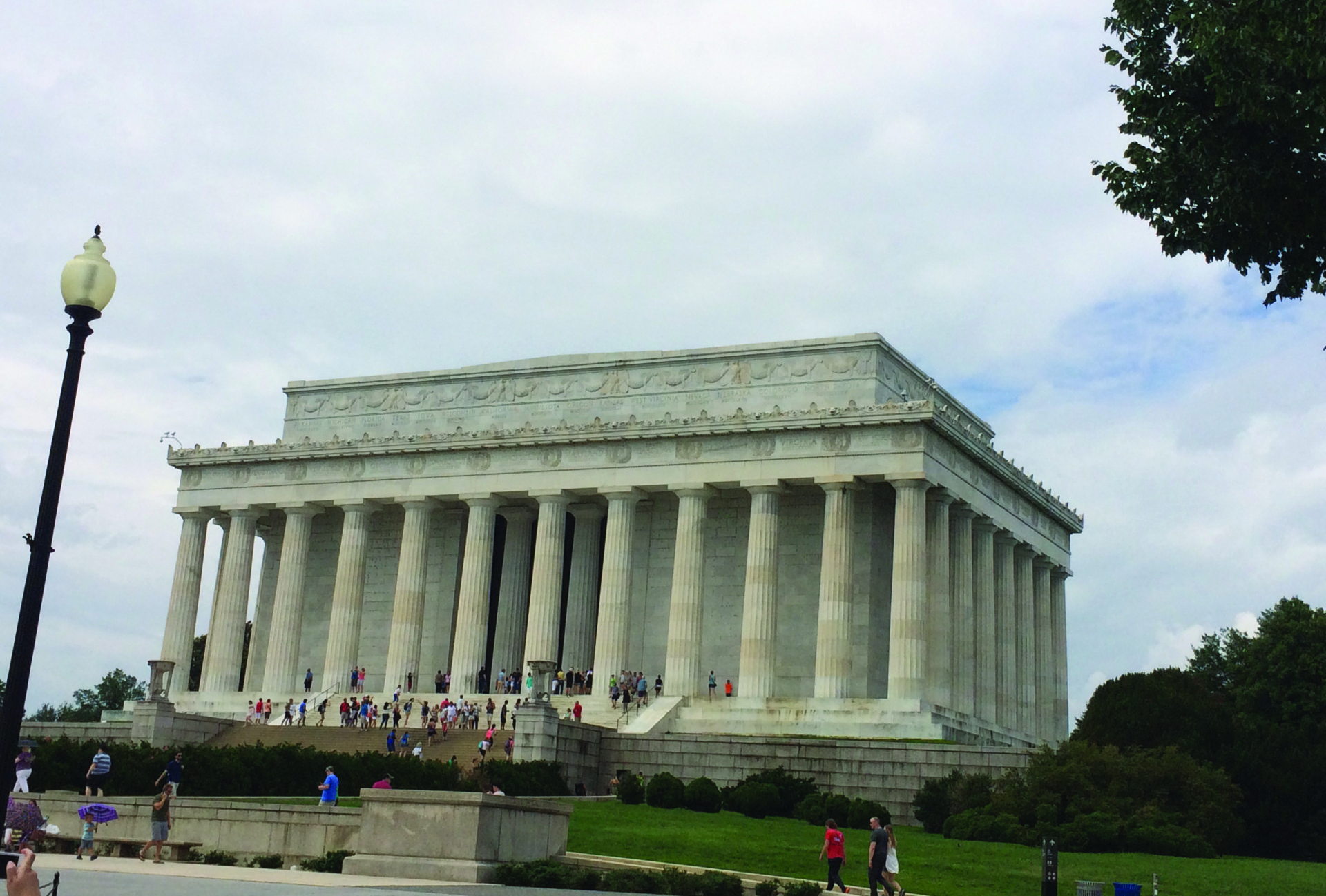 The Lincoln Memorial, dedicated in 1922 (Author Photo)