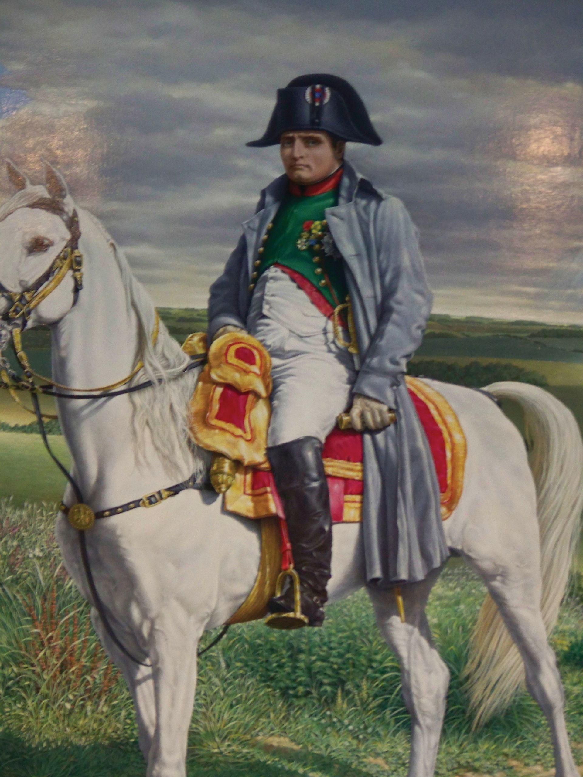 Napoleon, on the Waterloo Cyclorama (Editor photo)
