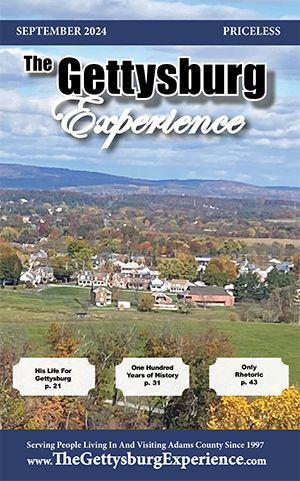 A covered bridge is on the cover of the Gettysburg Experience Magazine. September
2024