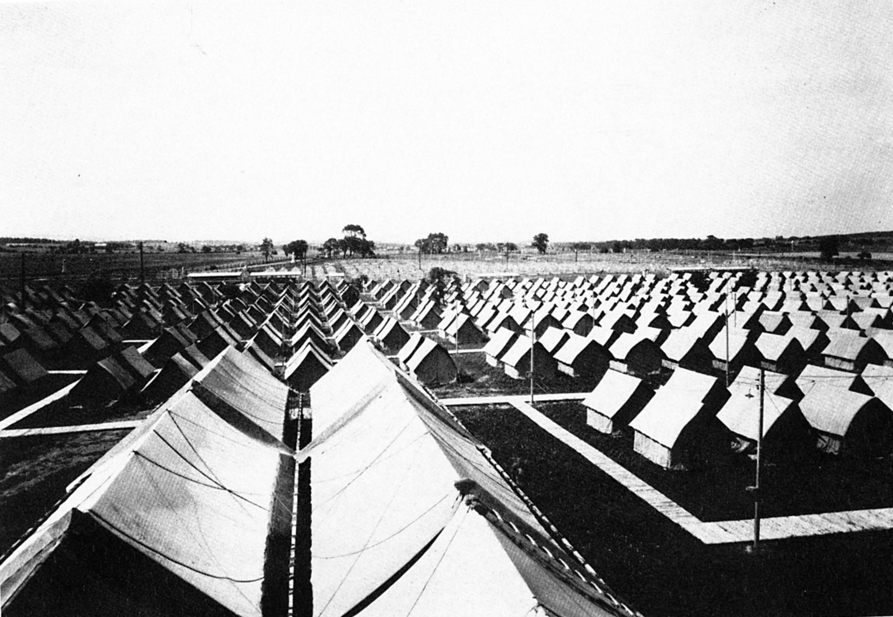 The Tent City, 1938
(National Park Service)
