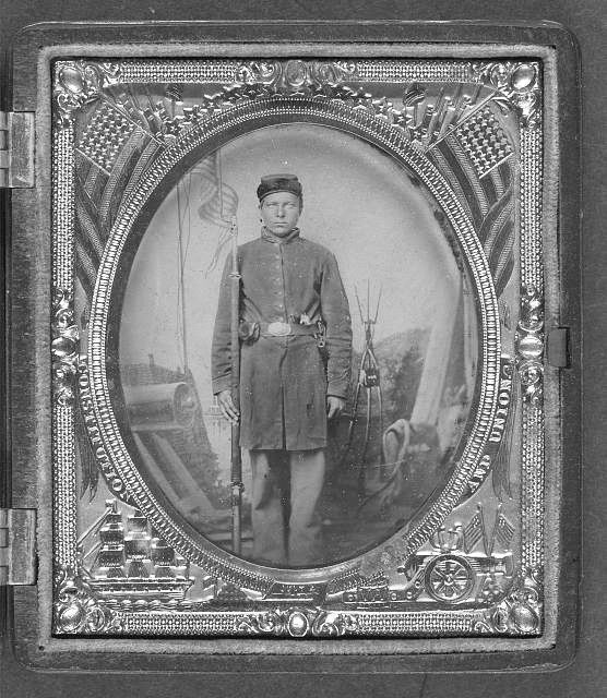 An Unidentified Union Soldier
(Library of Congress)
