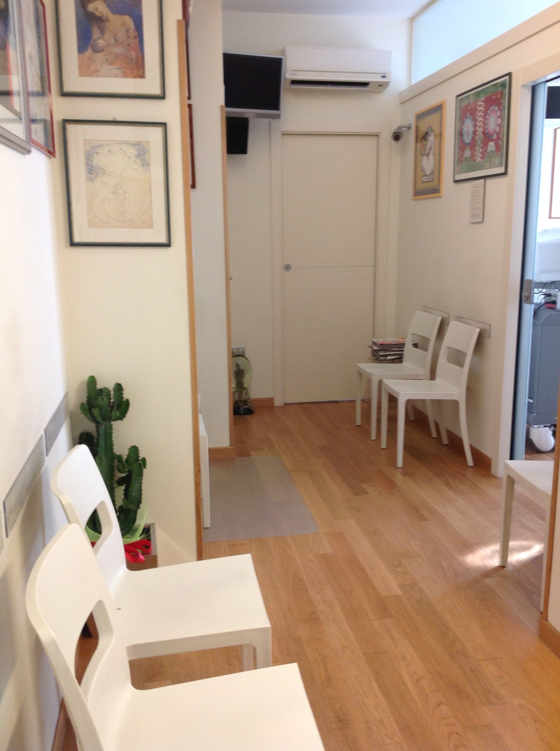 Sala d'attesa di uno studio ginecologico