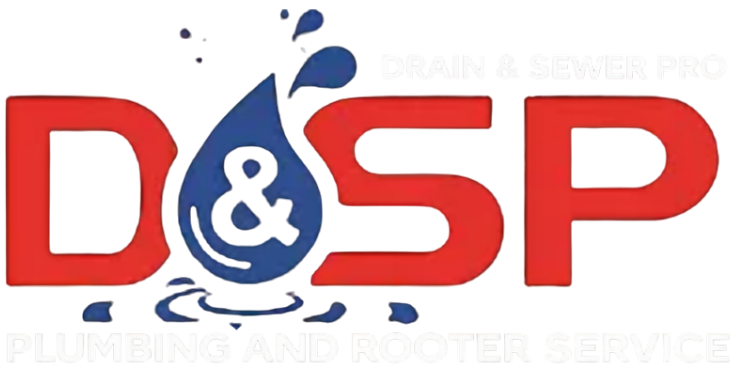 Red and blue D&SP logo with a paint splash graphic