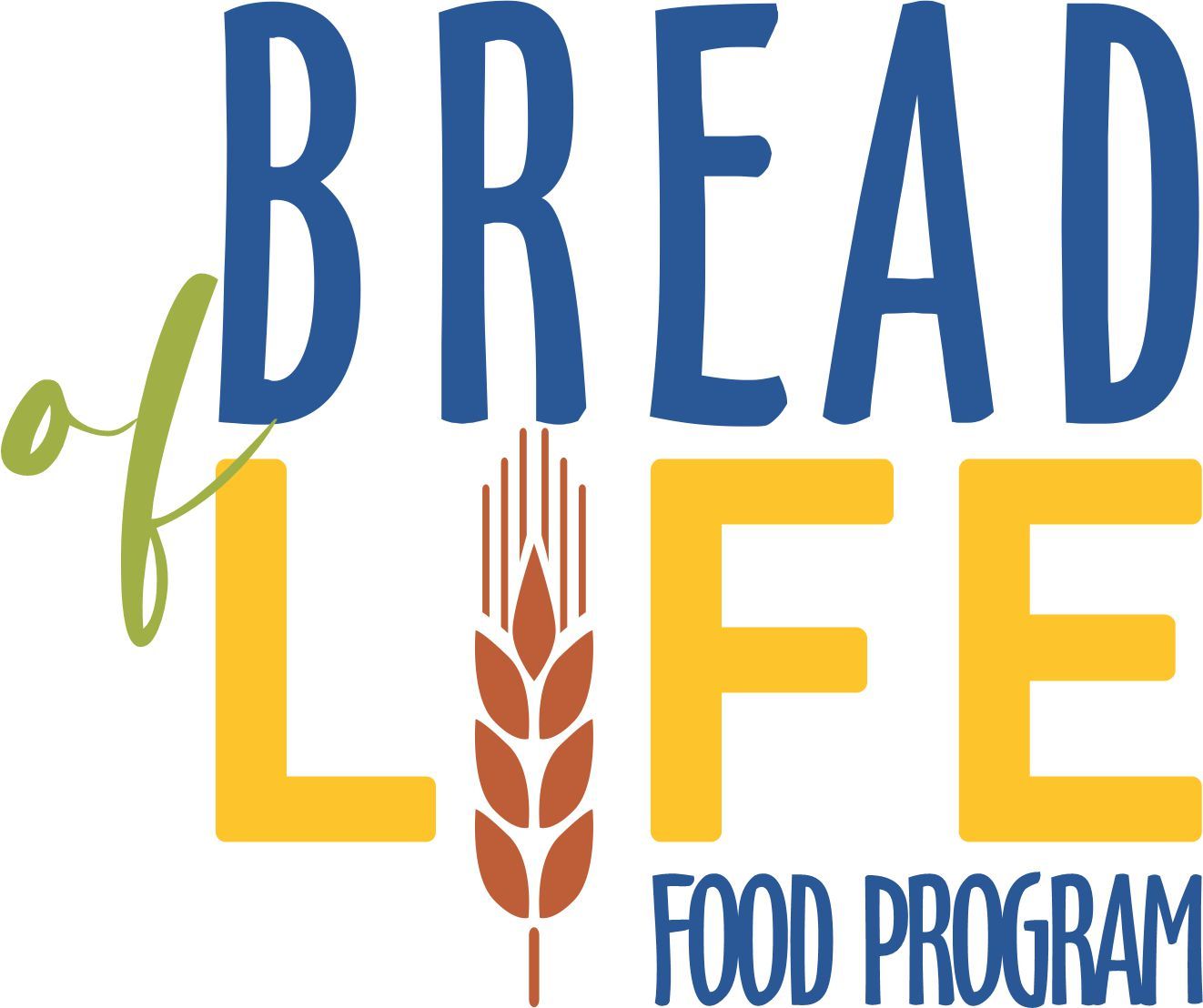 The logo for the bread of life food program