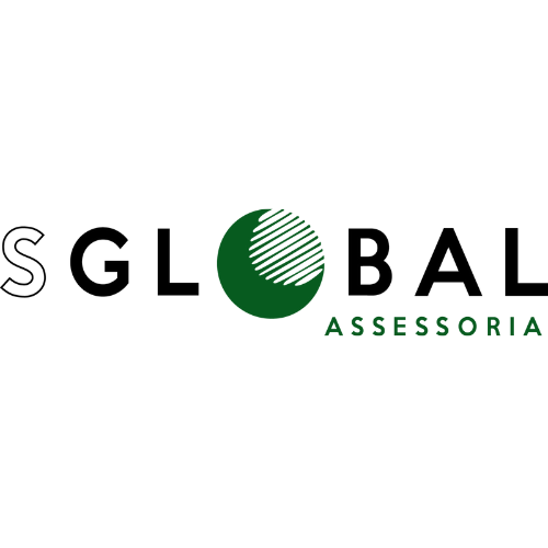 É o logotipo de uma empresa chamada sg global assessoria.