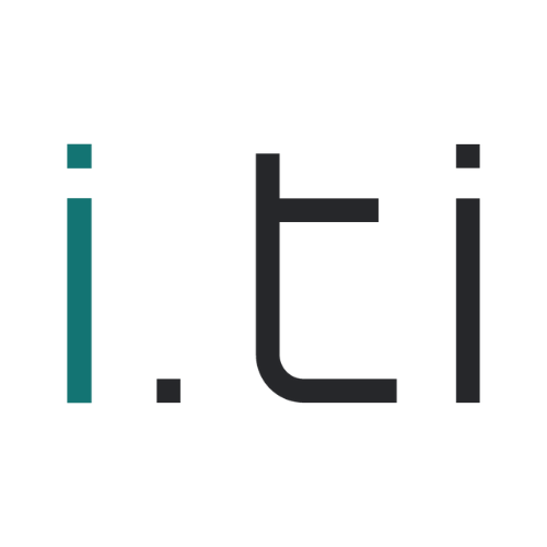 É o logotipo de uma empresa chamada i.ti.