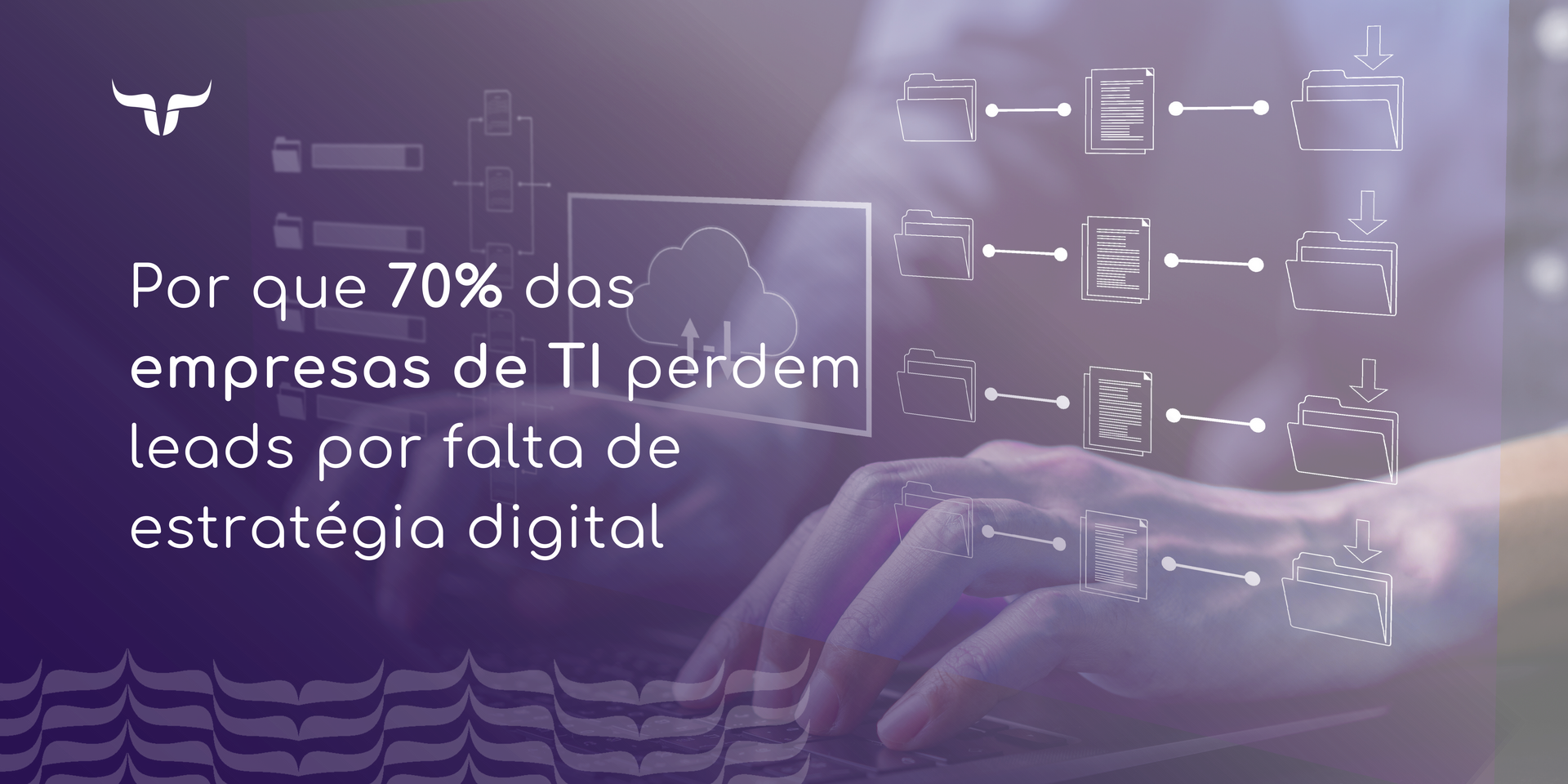 Ilustração sobre empresas de TI que perdem leads por falta de estratégia digital e marketing 