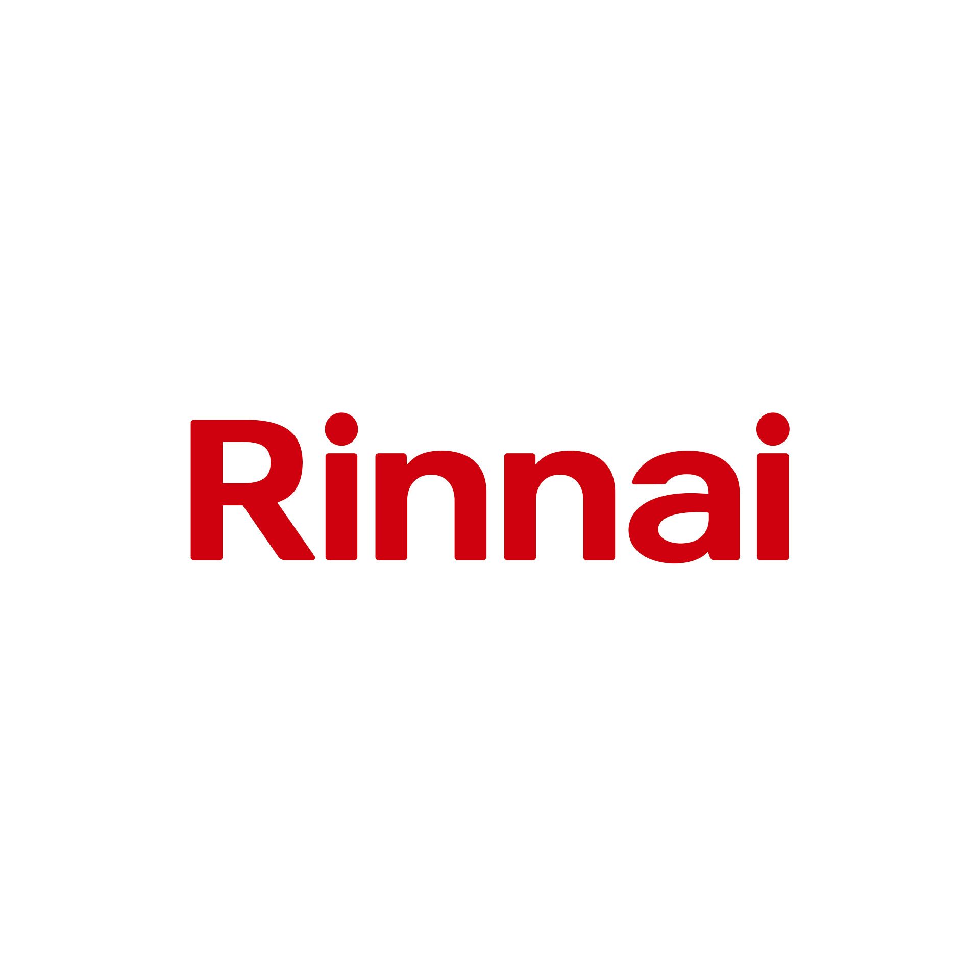 Rinnai logo on white background