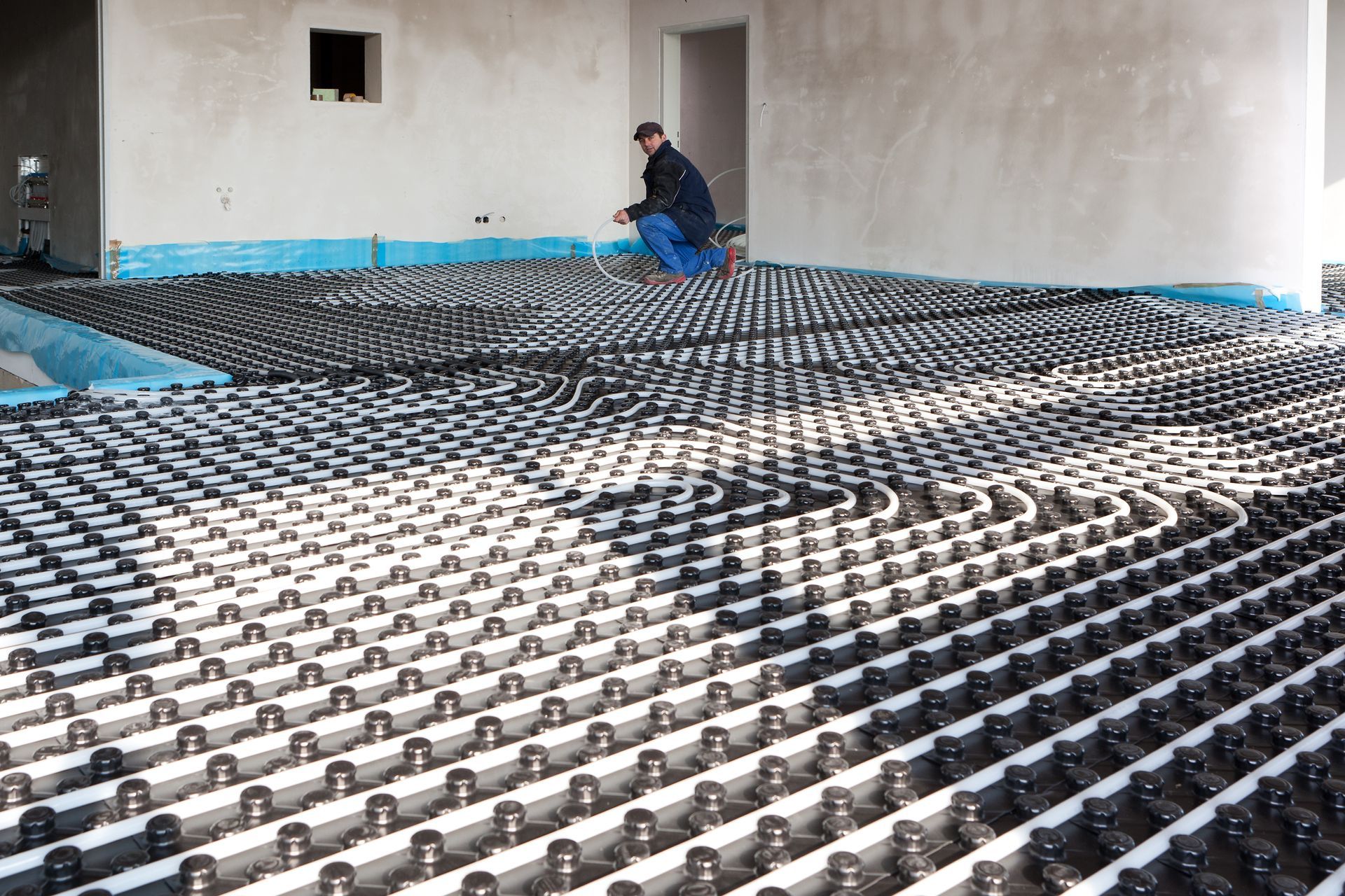 Installing underfloor heating on second floor of home