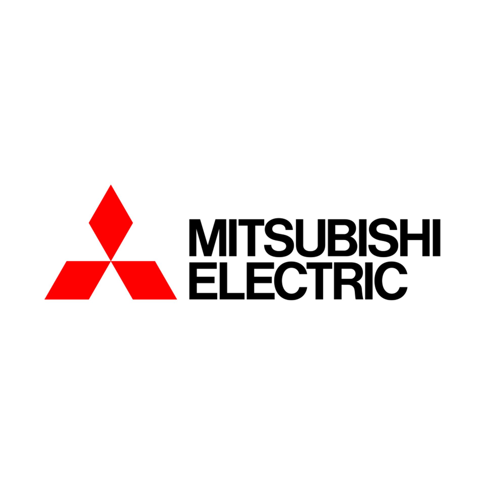 Mitsubishi Electric logo on white background