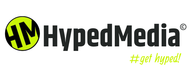 a logo for a company called hyped media