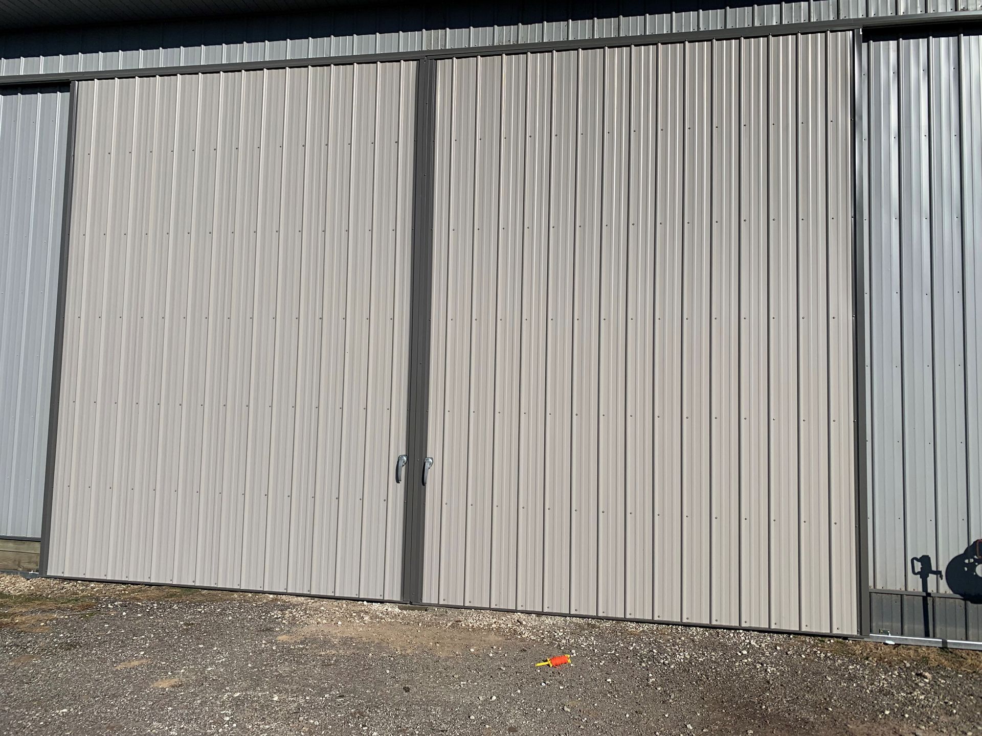 Barn Single Door — Fairmount, IL — Illiana Sliding Shed Door