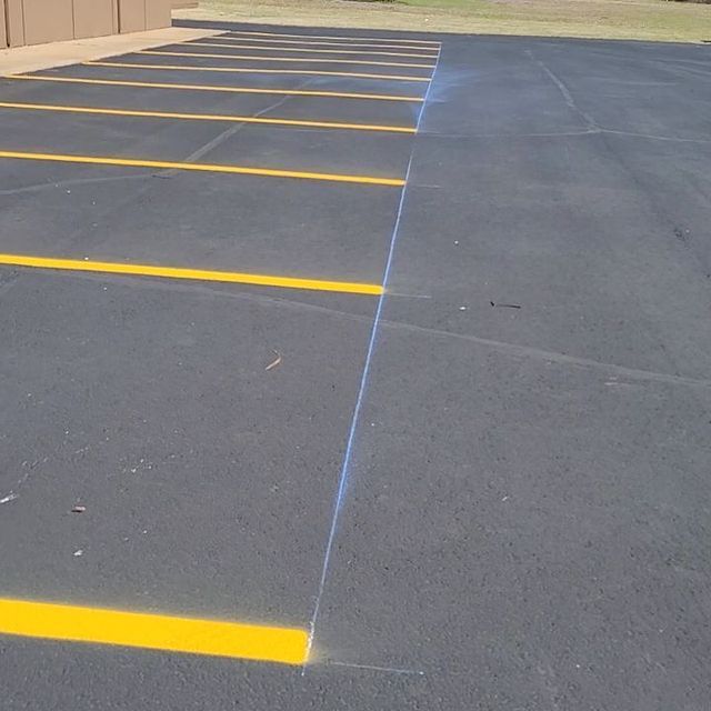 A Parking Lot with Yellow Lines — Midwest City, OK — MPSC