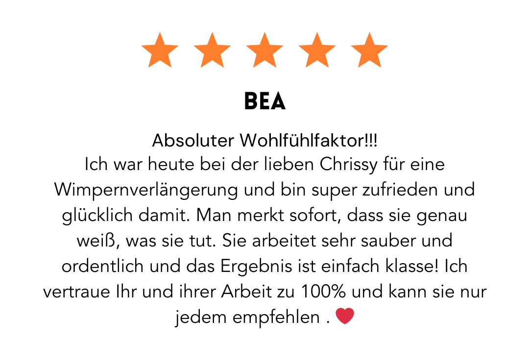 A review of bea in german with five stars