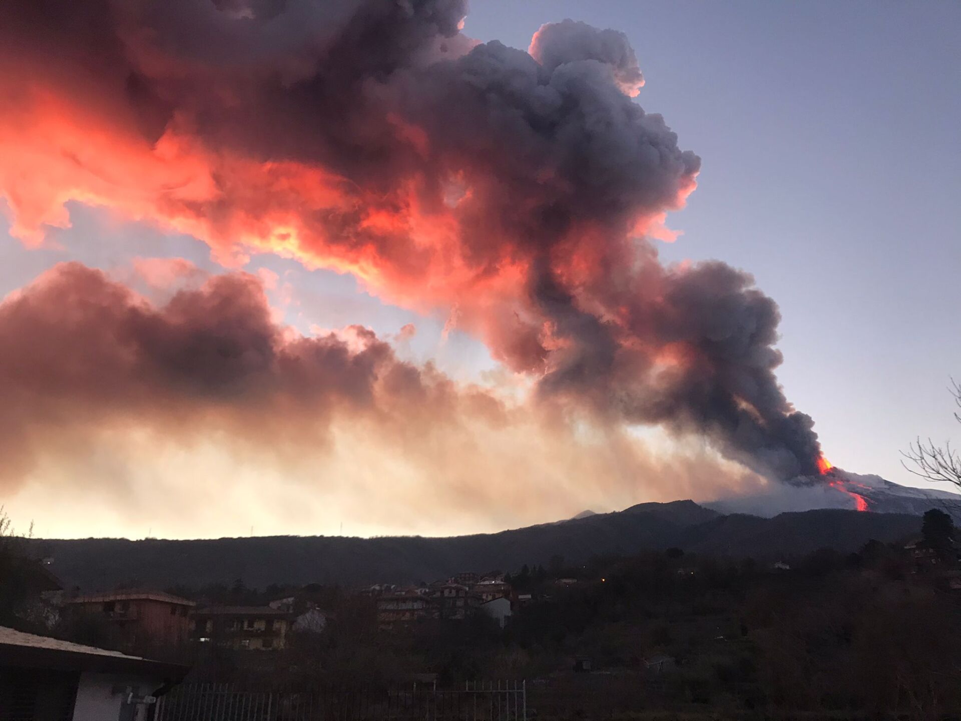 Etna eruzione