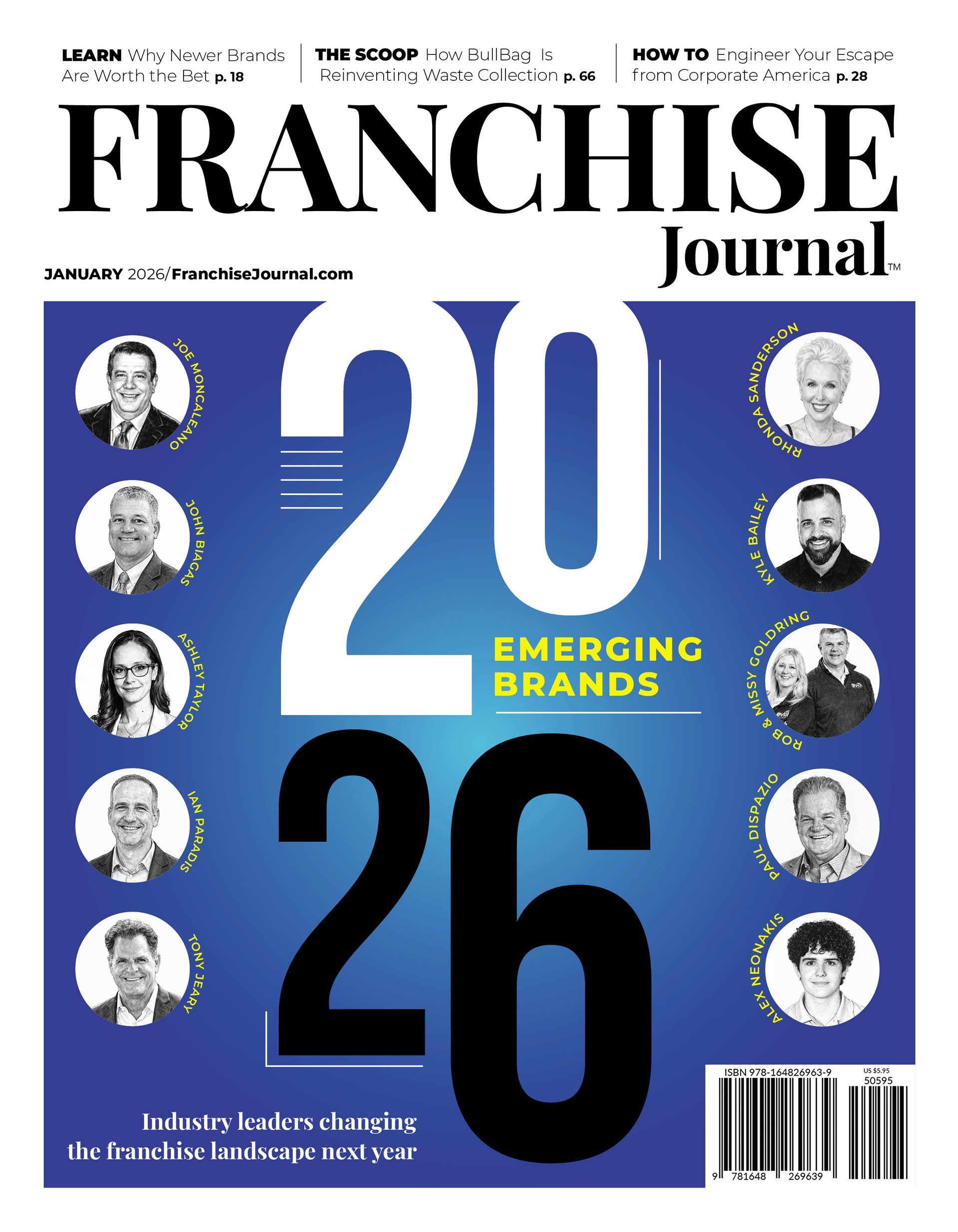 The cover of the franchise journal is a year of options and opportunity.