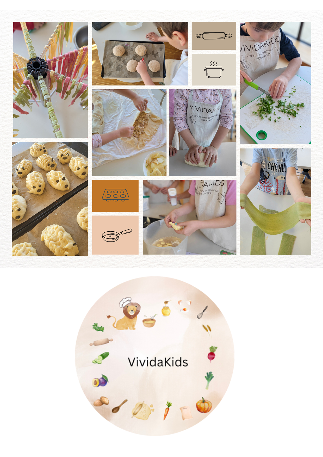 VividaKids: Koch-und Backworkshops für Kinder ab 6J.