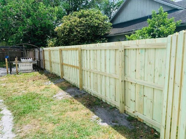 House Wood Fence — Jacksonville, FL — JB's Fence Fanatic