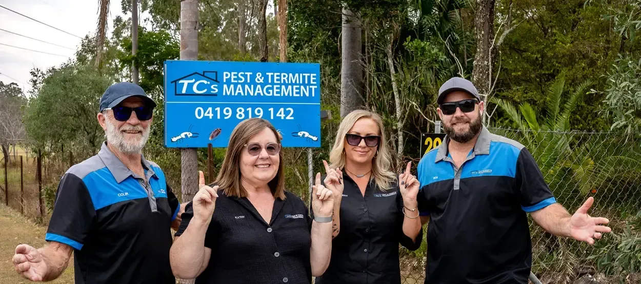 Colin, Kathy, Sarah and Ben Taylor in Greenbank