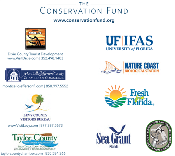 A poster for the conservation fund with logos for various organizations
